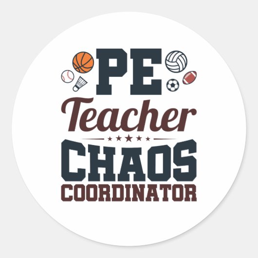 PE先生カオスコーディネーター ラウンドシール (正面)