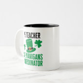 PE先生シェナニガンコーディネーターSt patricks day ツートーンマグカップ (正面左)