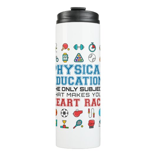 PE先生フィズエドジムコーチハートレース タンブラー (正面)
