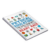 PE先生フィズエドジムコーチハートレース ノートブック (右側)