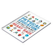 PE先生フィズエドジムコーチハートレース ノートブック (左側)