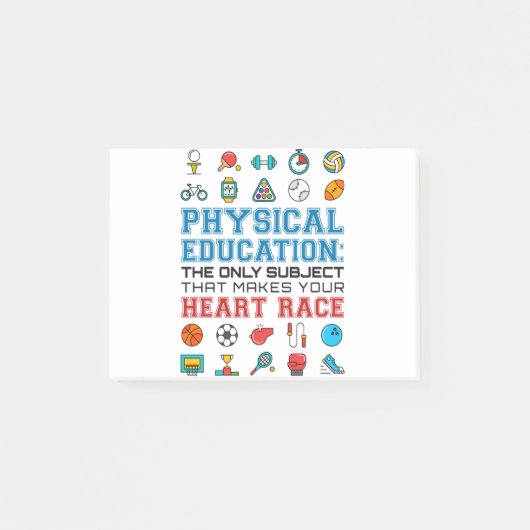 PE先生フィズエドジムコーチハートレース ポストイット (正面)