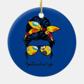 Pe先生ライフスポーツ体育先生 セラミックオーナメント (裏面)