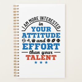 PE先生体育コーチの姿勢 プランナー手帳