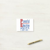 PE強力な教育PE先生 ポストイット (デスク上)