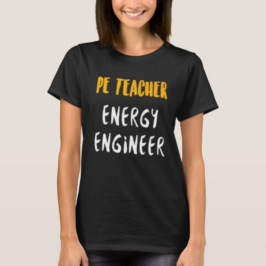 PE物理教育先生エンジニアプレミアム Tシャツ (正面)