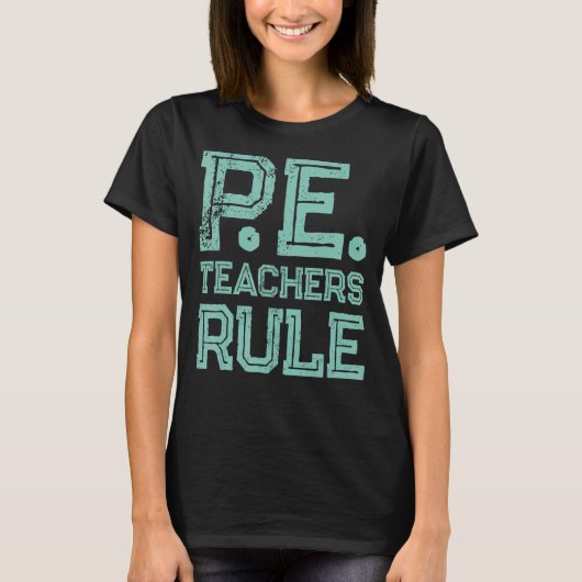 PE物理教育先生規則 Tシャツ (正面)