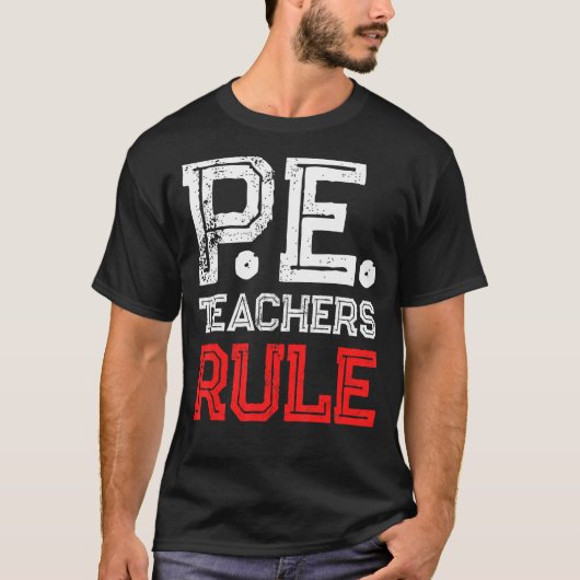PE物理教育先生規則 Tシャツ (正面)