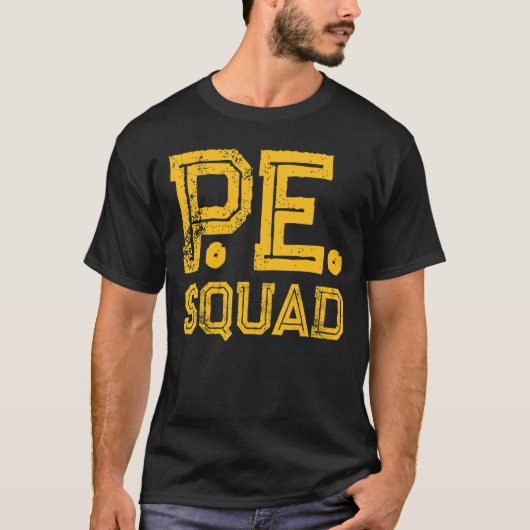 PE物理教育先生離れ1 Tシャツ (正面)