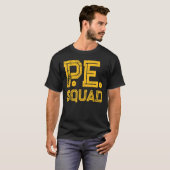 PE物理教育先生離れ1 Tシャツ (正面フル)