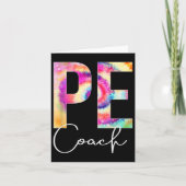 Pe Coach Tie Dye Back To School Women Appreciation カード (正面)
