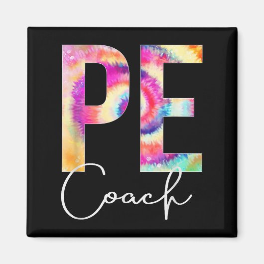 Pe Coach Tie Dye Back To School Women Appreciation マグネット (正面)