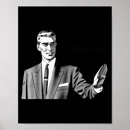 Pe Down Dip Funny Correction Guy Meme Funny Saying ポスター (正面)