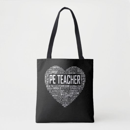 PE Physical Education Teacher Appreciation Coach トートバッグ (正面)