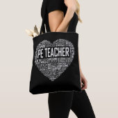PE Physical Education Teacher Appreciation Coach トートバッグ (クローズアップ)