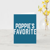 Pe’s Favorite Humor Fathers Day Grandparent Granhi カード (黄色い花)