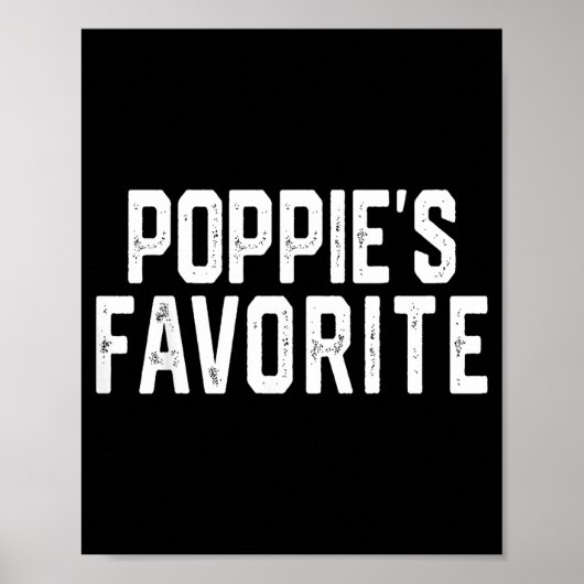 Pe’s Favorite Humor Fathers Day Grandparent Granhi ポスター (正面)