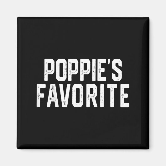 Pe’s Favorite Humor Fathers Day Grandparent Granhi マグネット (正面)