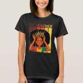 PE Teacher Afro African American Black History Mon Tシャツ (正面)