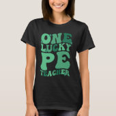PE Teacher St Patrick's Day Physical Education Tea Tシャツ (正面)