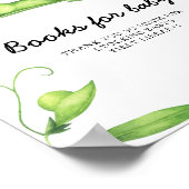 Pea baby shower -ベビー用の本 ポスター (角)