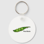 Pea Brain キーホルダー (正面)