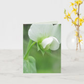 Pea Flopsカスタムのノーテカードまたはグリーティングカード カード (黄色い花)