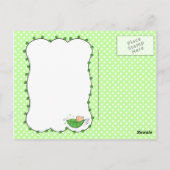 Pea In My Pod Thank Youポストカード ポストカード (裏面)