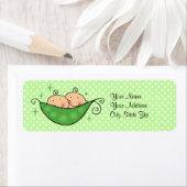 Pea In My Pod Twinsカスタム ラベル (インサイチュ)