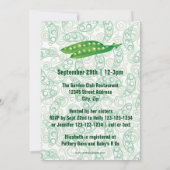 Pea in the Pod 2 Photos -ベビーシャワー招待状 招待状 (裏面)