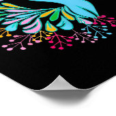 Pea Mahjong Cheers Bird Bam Chinese Mah Jong Wine  ポスター (角)