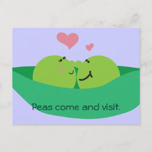 Pea Pod Sweetheartsポストカード ポストカード