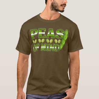 Pea saying design for vegans and vegetarians  tシャツ