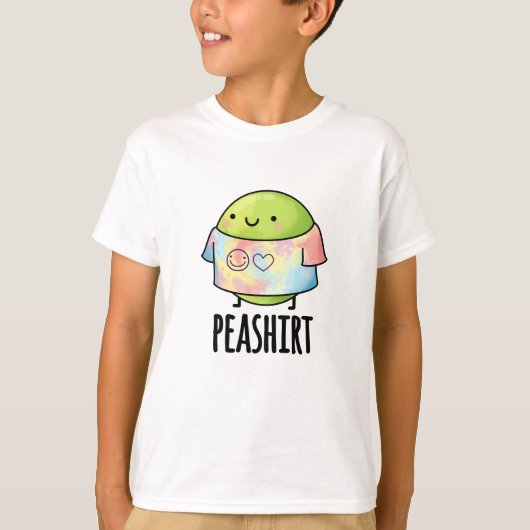 Pea Shirt おもしろい Veggie Pea T-shirt Pun Tシャツ (正面)