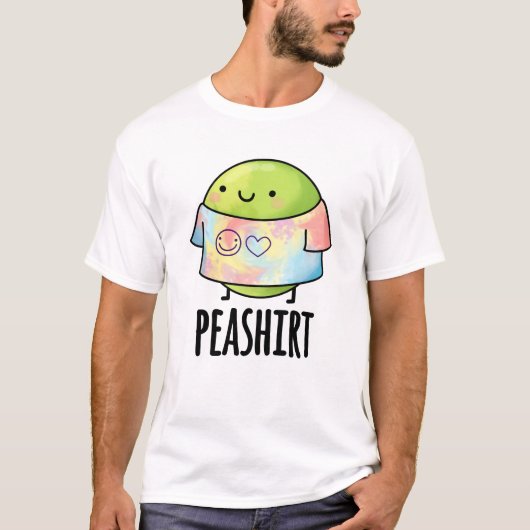 Pea Shirt おもしろい Veggie Pea T-shirt Pun Tシャツ (正面)