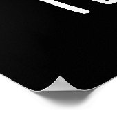 Pea Shirt Veggie Pea TシャツプンダークBG ポスター (角)