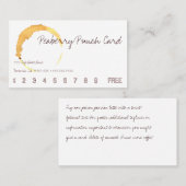 Peaberryのコーヒー飲み物のパンチカード ロイヤリティカード (正面/裏面)