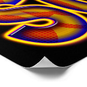 PEAC LOVEサッカーポスター ポスター (角)