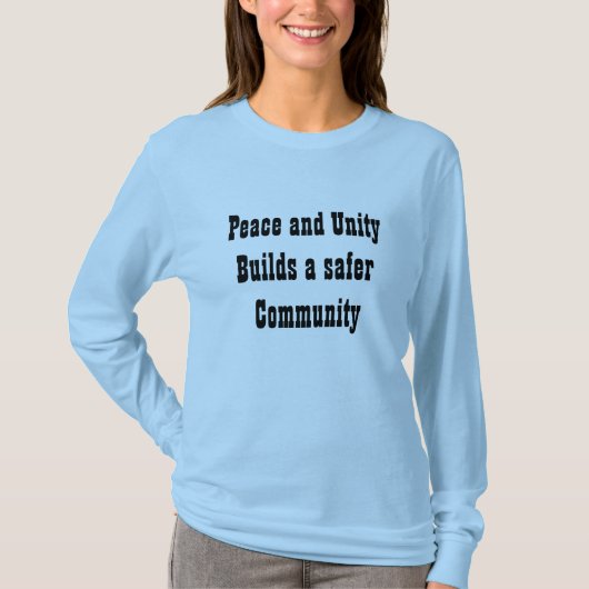 PeaceとUnity Tシャツ (正面)