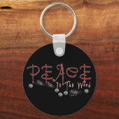 PeaceはWord Keychain キーホルダー (正面)