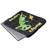 Peaceエイリアンノートパソコンケース ラップトップスリーブ (正面下部)