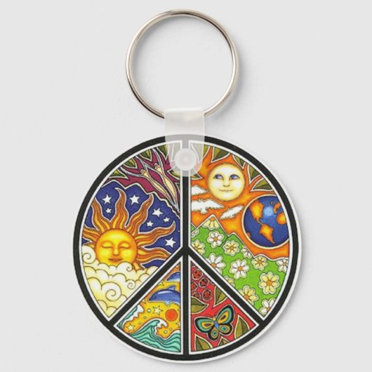 PEACEキーチェーン キーホルダー (正面)