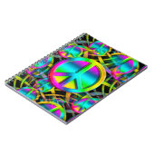 PEACEシカラフルームレスパターン+アイディア ノートブック (左側)