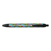 PEACEシカラフルームレスパターン+アイディア 黒ボールペン (裏面)