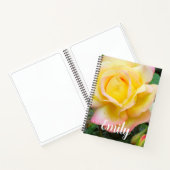 Peaceバラ写真 ノートブック (内部)