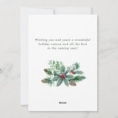 PEACEホリーベリーブランチクリスマスグリーティング シーズンカード (裏面)