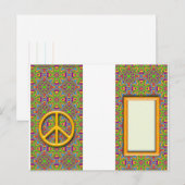 Peaceラゲージタグ ポストカード (正面/裏面)