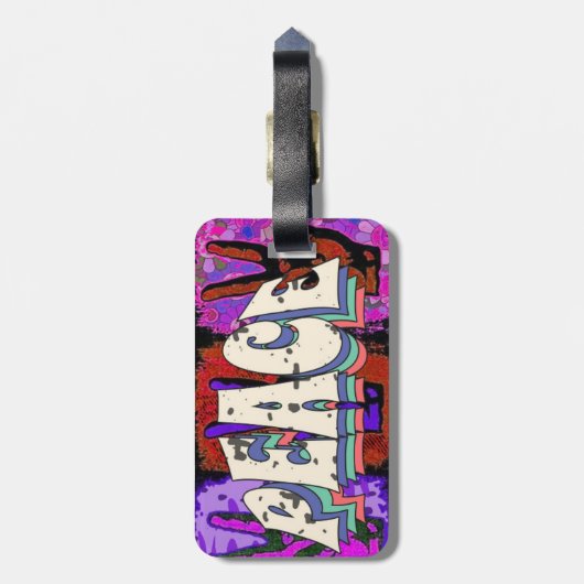 Peaceラゲージタグ ラゲッジタグ (裏面縦)