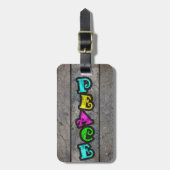 Peaceラゲージタグ ラゲッジタグ (正面縦)