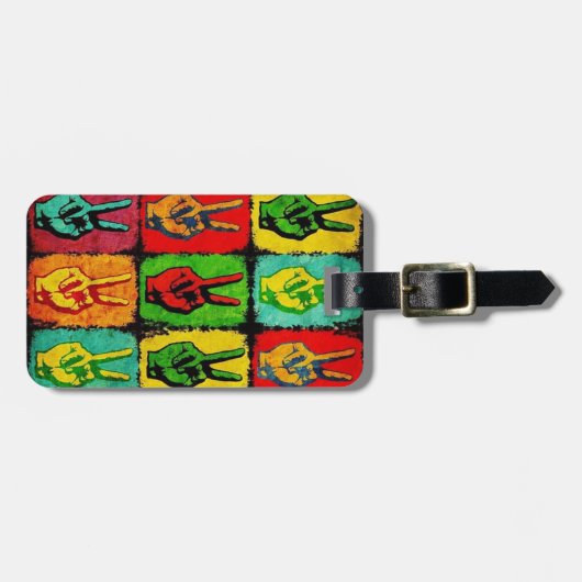 Peaceラゲージタグ ラゲッジタグ (正面横)